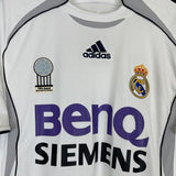 2006/07 REAL MADRID R.CARLOS 3 HOME SHIRT (S) ADIDAS - Cult Kits - Small - Buy Vintage Football Shirts, Authentic Retro Football Shirts For Sale, Classic Football Shirts & Soccer Jersey