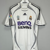 2006/07 REAL MADRID R.CARLOS 3 HOME SHIRT (S) ADIDAS - Cult Kits - Small - Buy Vintage Football Shirts, Authentic Retro Football Shirts For Sale, Classic Football Shirts & Soccer Jersey