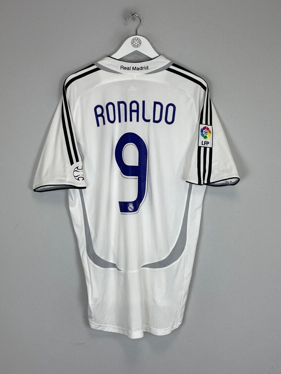 2006/07 REAL MADRID RONALDO 9 HOME SHIRT (L) ADIDAS - Cult Kits - Large - Buy Vintage Football Shirts, Authentic Retro Football Shirts For Sale, Classic Football Shirts & Soccer Jersey