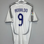 2006/07 REAL MADRID RONALDO 9 HOME SHIRT (L) ADIDAS - Cult Kits - Large - Buy Vintage Football Shirts, Authentic Retro Football Shirts For Sale, Classic Football Shirts & Soccer Jersey