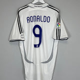 2006/07 REAL MADRID RONALDO 9 HOME SHIRT (L) ADIDAS - Cult Kits - Large - Buy Vintage Football Shirts, Authentic Retro Football Shirts For Sale, Classic Football Shirts & Soccer Jersey