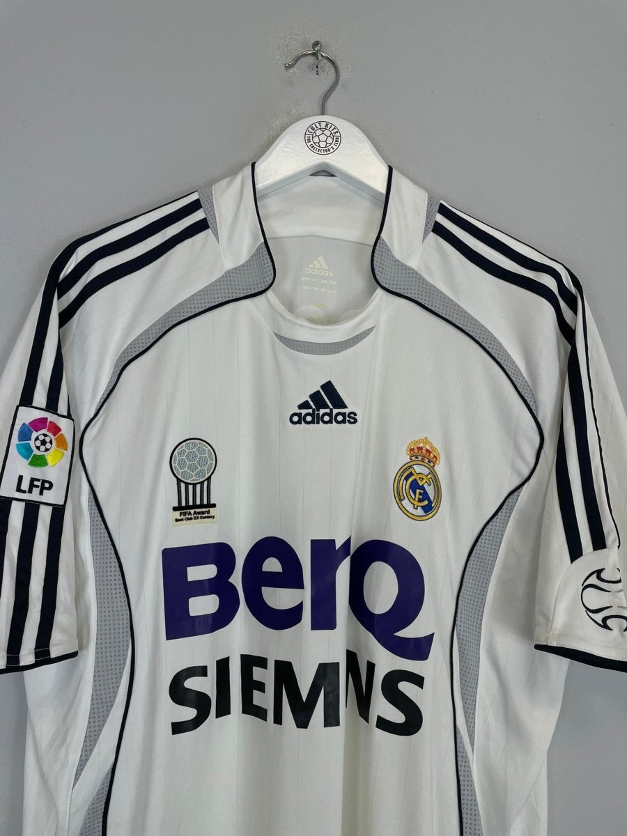 2006/07 REAL MADRID RONALDO 9 HOME SHIRT (L) ADIDAS - Cult Kits - Large - Buy Vintage Football Shirts, Authentic Retro Football Shirts For Sale, Classic Football Shirts & Soccer Jersey