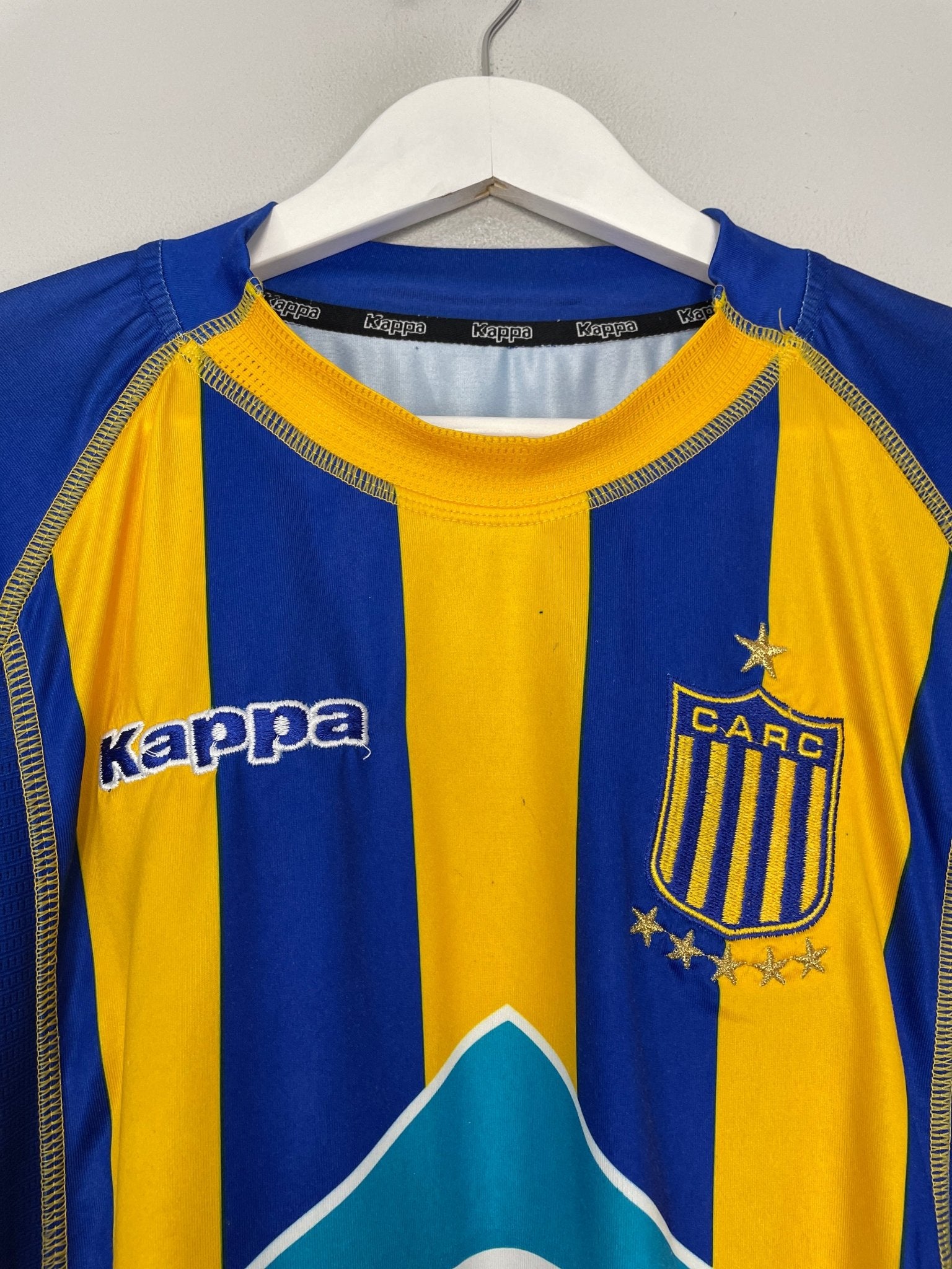 Shop 2006/07 ROSARIO CENTRAL HOME SHIRT (L) KAPPA, classic football shirts, vintage football shirts & retro soccer jerseys at Cult Kits
