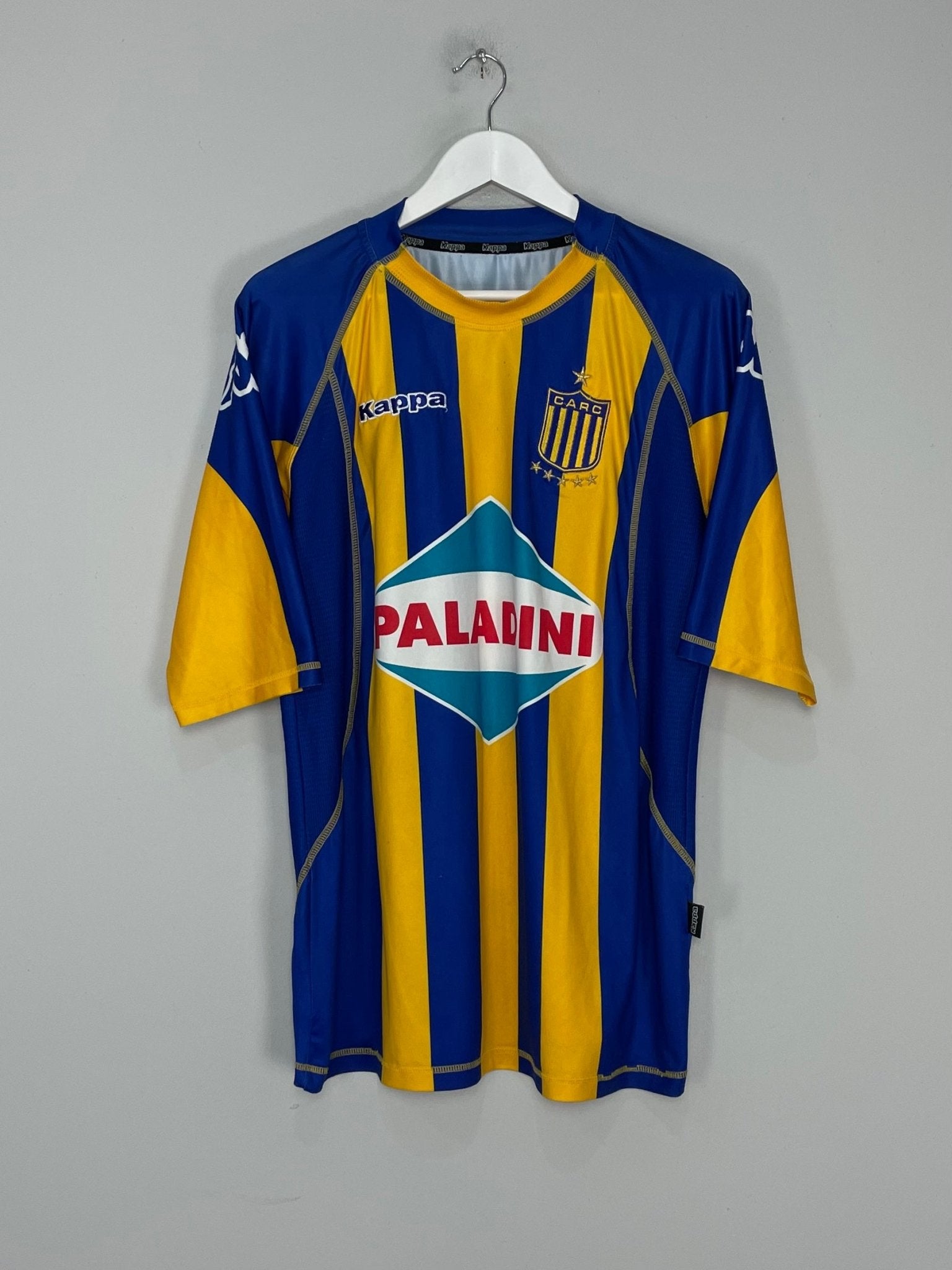 Shop 2006/07 ROSARIO CENTRAL HOME SHIRT (L) KAPPA, classic football shirts, vintage football shirts & retro soccer jerseys at Cult Kits