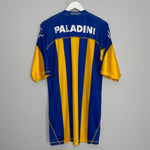 Shop 2006/07 ROSARIO CENTRAL L/S HOME SHIRT (XL) KAPPA, classic football shirts, vintage football shirts & retro soccer jerseys at Cult Kits