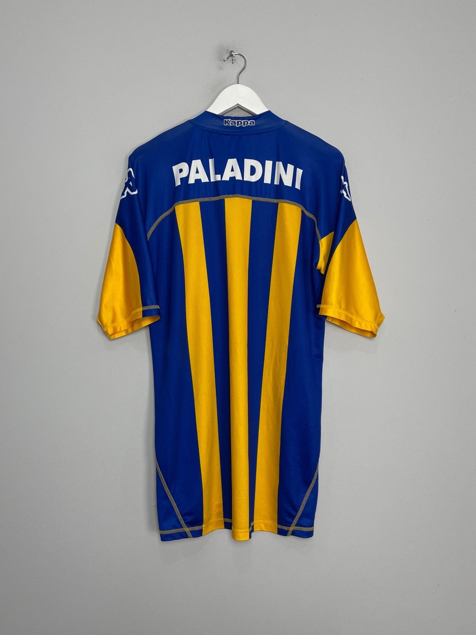 Shop 2006/07 ROSARIO CENTRAL L/S HOME SHIRT (XL) KAPPA, classic football shirts, vintage football shirts & retro soccer jerseys at Cult Kits