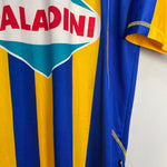 Shop 2006/07 ROSARIO CENTRAL L/S HOME SHIRT (XL) KAPPA, classic football shirts, vintage football shirts & retro soccer jerseys at Cult Kits