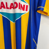 Shop 2006/07 ROSARIO CENTRAL L/S HOME SHIRT (XL) KAPPA, classic football shirts, vintage football shirts & retro soccer jerseys at Cult Kits