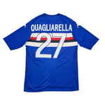 Buy 2006/07 SAMPDORIA QUAGLIARELLA 27 HOME SHIRT (L) KAPPA BASIC ~ Free worldwide shipping available ~ Authentic Vintage Football Shirts from Cult Kits