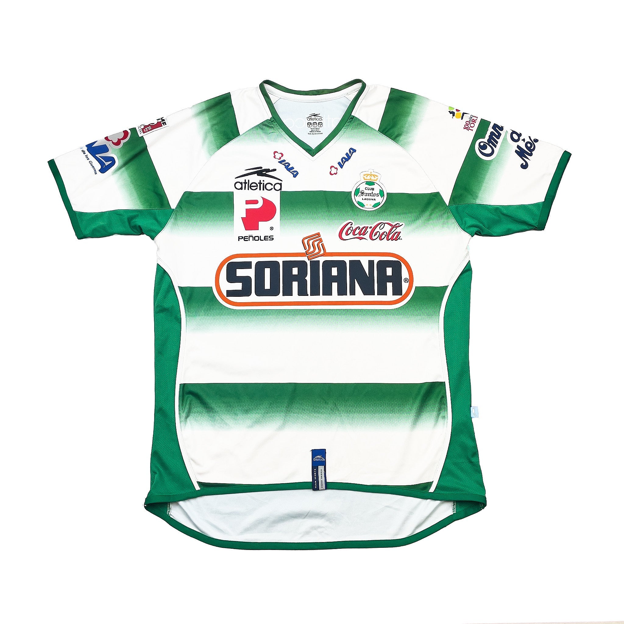 Buy 2006/07 SANTOS LAGUNA HOME SHIRT (L) ATLETICA ~ Free worldwide shipping available ~ Authentic Vintage Football Shirts from Cult Kits