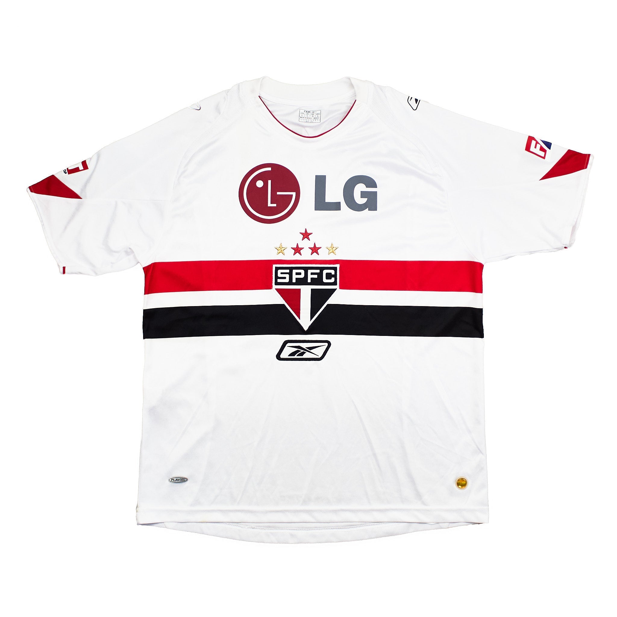 Buy 2006/07 Sao Paulo Home Shirt (L) Reebok ~ Free worldwide shipping ~ Authentic Vintage Football Shirts from Cult Kits