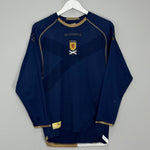 Shop 2006/07 SCOTLAND L/S HOME SHIRT (S) DIADORA, classic football shirts, vintage football shirts & retro soccer jerseys at Cult Kits