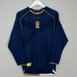 Shop 2006/07 SCOTLAND L/S HOME SHIRT (S) DIADORA, classic football shirts, vintage football shirts & retro soccer jerseys at Cult Kits
