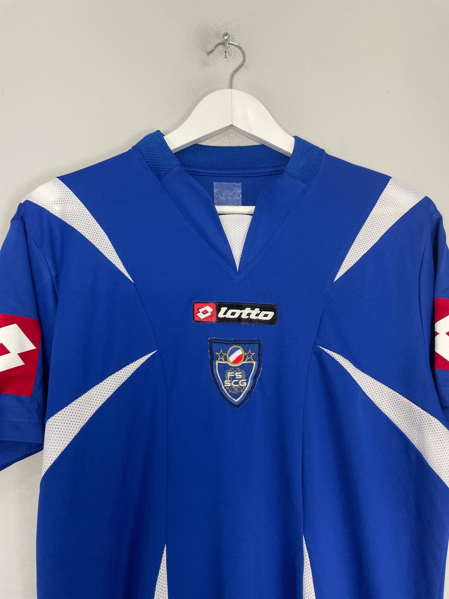 Shop 2006/07 SERBIA HOME SHIRT (M) LOTTO, classic football shirts, vintage football shirts & retro soccer jerseys at Cult Kits