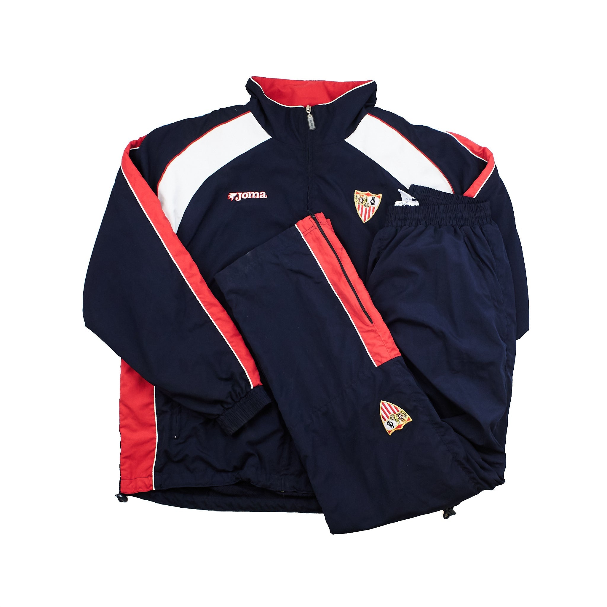 Buy 2006/07 Sevilla Full Tracksuit (M) Joma ~ Free worldwide shipping ~ Authentic Vintage Football Shirts from Cult Kits