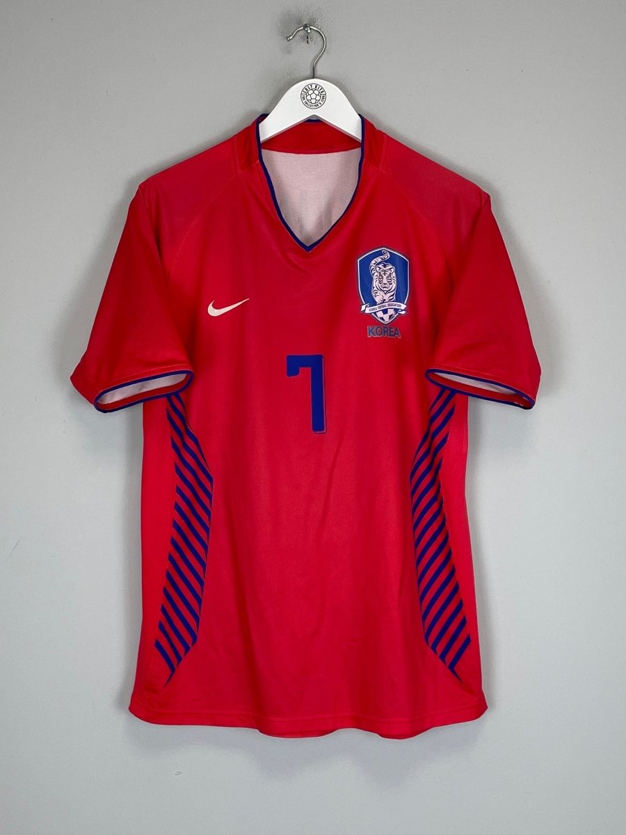 2006/07 SOUTH KOREA JI SUNG 7 HOME SHIRT (M) NIKE - Cult Kits - Medium - Buy Vintage Football Shirts, Authentic Retro Football Shirts For Sale, Classic Football Shirts & Soccer Jersey