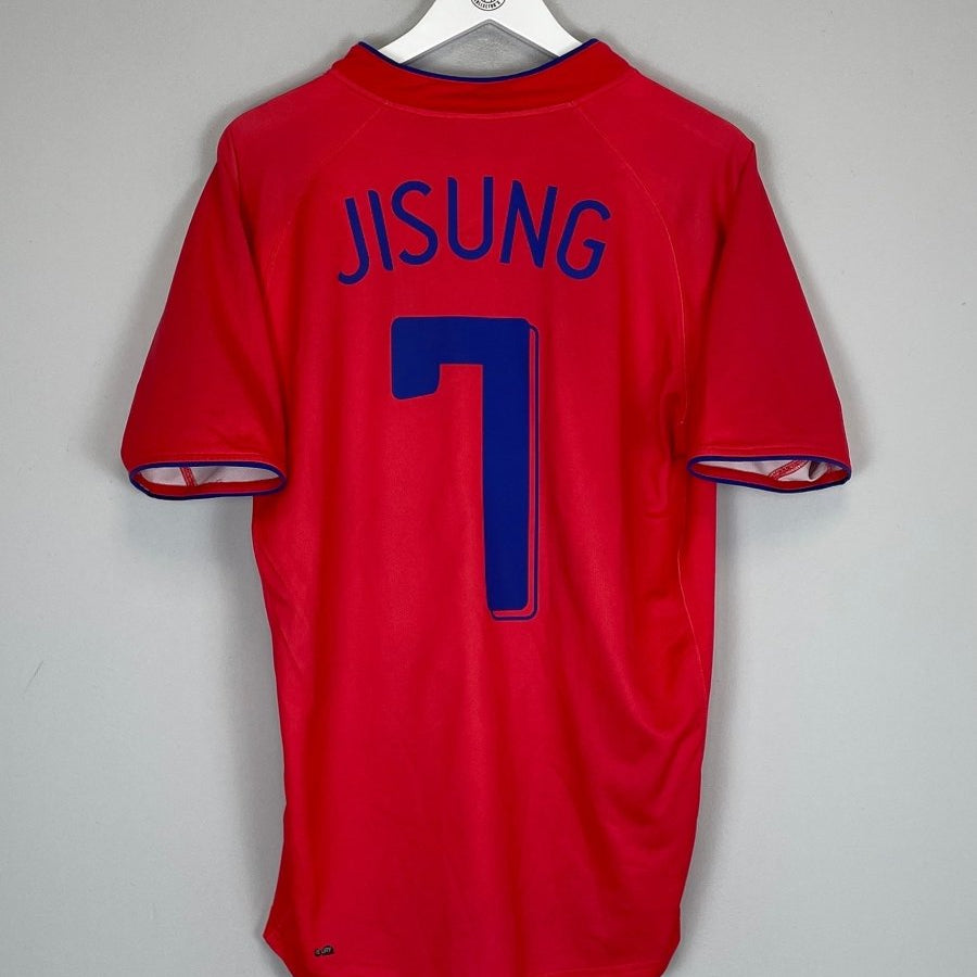 2006/07 SOUTH KOREA JI SUNG 7 HOME SHIRT (M) NIKE - Cult Kits - Medium - Buy Vintage Football Shirts, Authentic Retro Football Shirts For Sale, Classic Football Shirts & Soccer Jersey