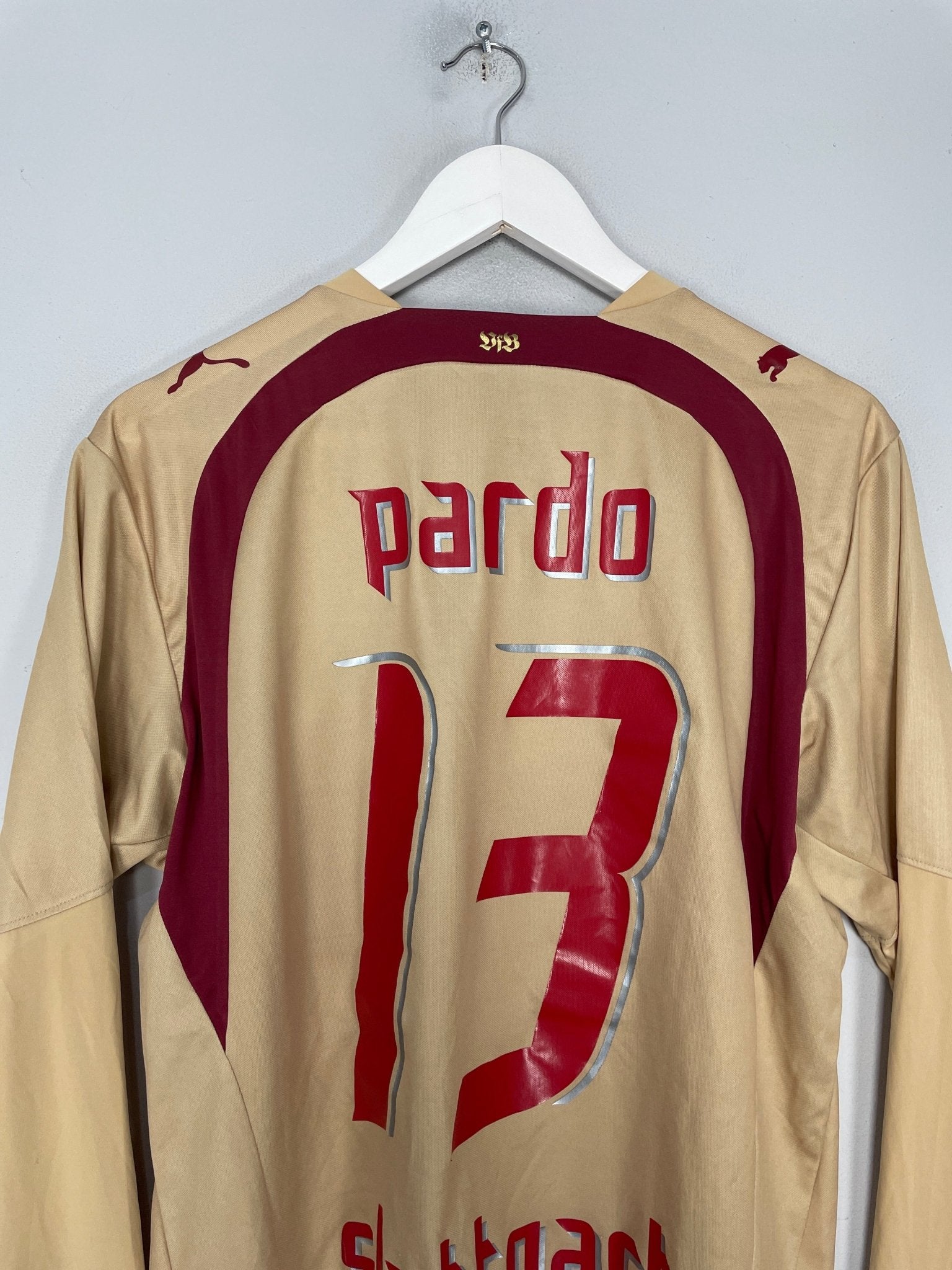 Shop 2006/07 STUTTGART PARDO #13 L/S THIRD SHIRT (L) PUMA, classic football shirts, vintage football shirts & retro soccer jerseys at Cult Kits