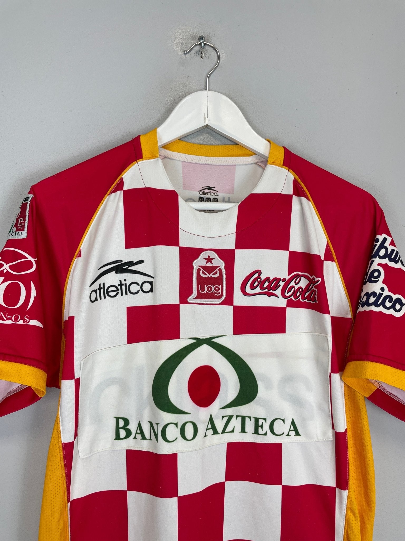 Shop 2006/07 TECOS FC #30 *MATCH ISSUE* HOME SHIRT (M) ATLETICA, classic football shirts, vintage football shirts & retro soccer jerseys at Cult Kits