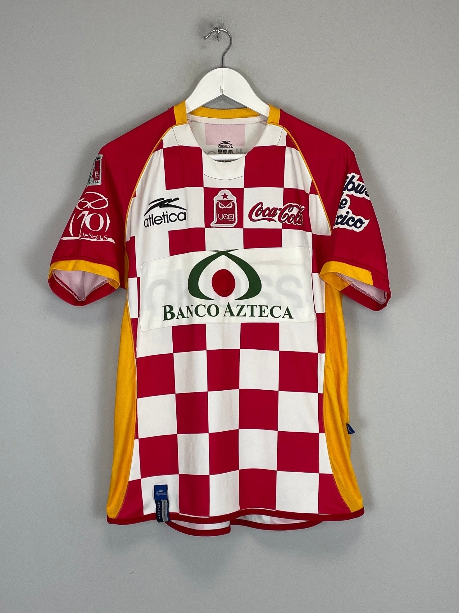 Shop 2006/07 TECOS FC #30 *MATCH ISSUE* HOME SHIRT (M) ATLETICA, classic football shirts, vintage football shirts & retro soccer jerseys at Cult Kits