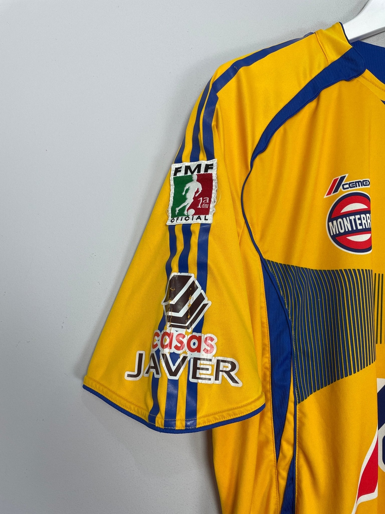 Shop 2006/07 TIGRES #14 HOME SHIRT (XL) ADIDAS, classic football shirts, vintage football shirts & retro soccer jerseys at Cult Kits