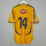 Shop 2006/07 TIGRES #14 HOME SHIRT (XL) ADIDAS, classic football shirts, vintage football shirts & retro soccer jerseys at Cult Kits
