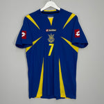 Shop 2006/07 UKRAINE SHEVCHENKO #7 AWAY SHIRT (XL) LOTTO, classic football shirts, vintage football shirts & retro soccer jerseys at Cult Kits