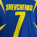 Shop 2006/07 UKRAINE SHEVCHENKO #7 AWAY SHIRT (XL) LOTTO, classic football shirts, vintage football shirts & retro soccer jerseys at Cult Kits