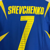 Shop 2006/07 UKRAINE SHEVCHENKO #7 AWAY SHIRT (XL) LOTTO, classic football shirts, vintage football shirts & retro soccer jerseys at Cult Kits