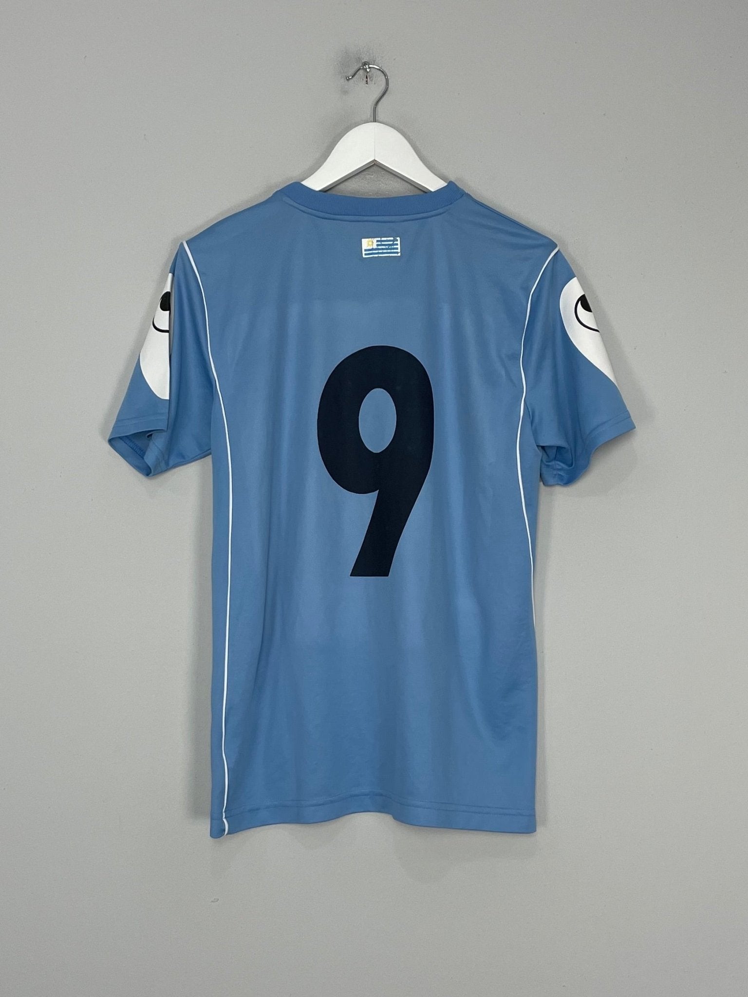 Shop 2006/07 URUGUAY #9 HOME SHIRT (L) UHLSPORT, classic football shirts, vintage football shirts & retro soccer jerseys at Cult Kits