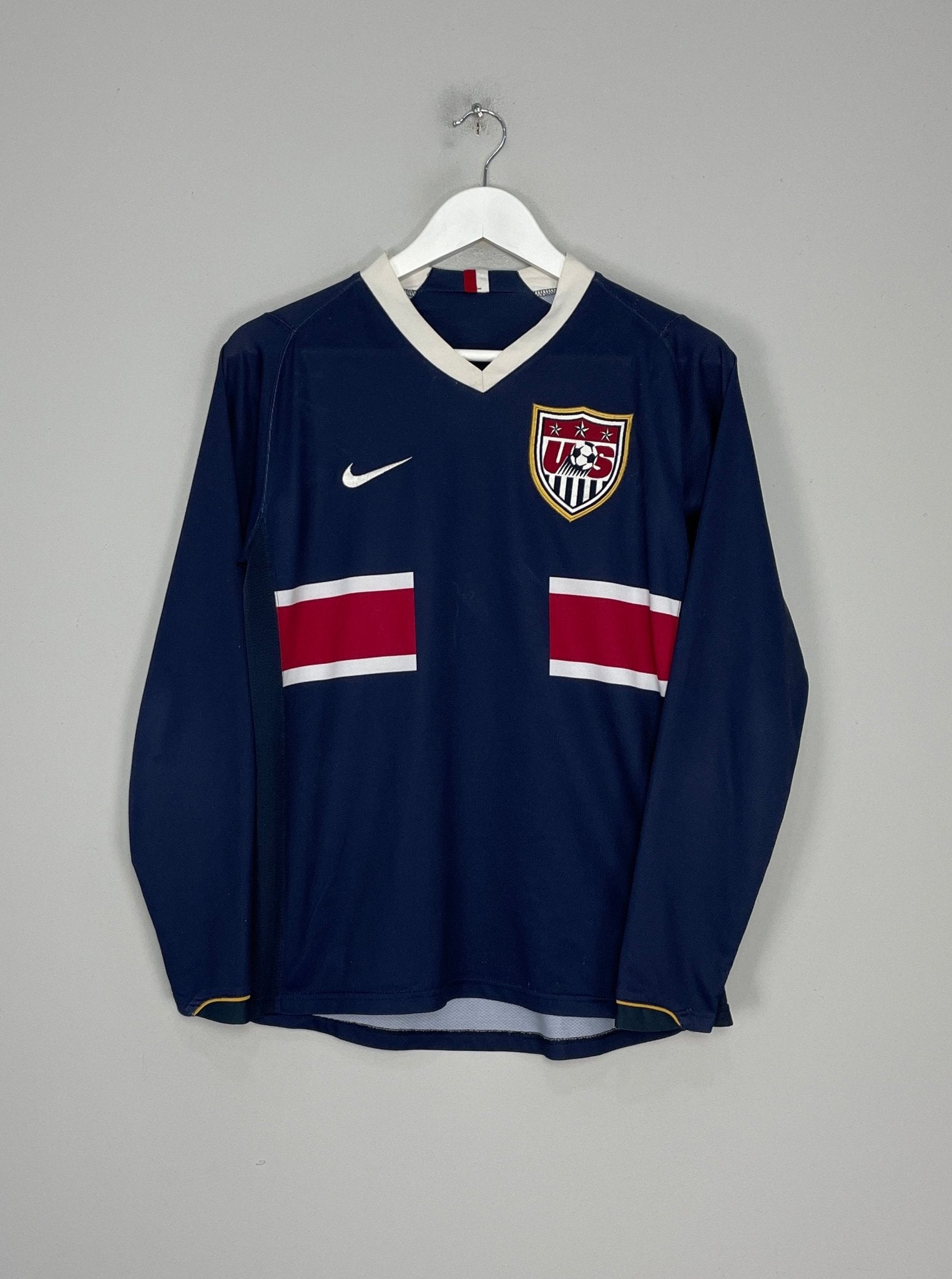 Shop 2006/07 USA L/S AWAY SHIRT (S) NIKE, classic football shirts, vintage football shirts & retro soccer jerseys at Cult Kits