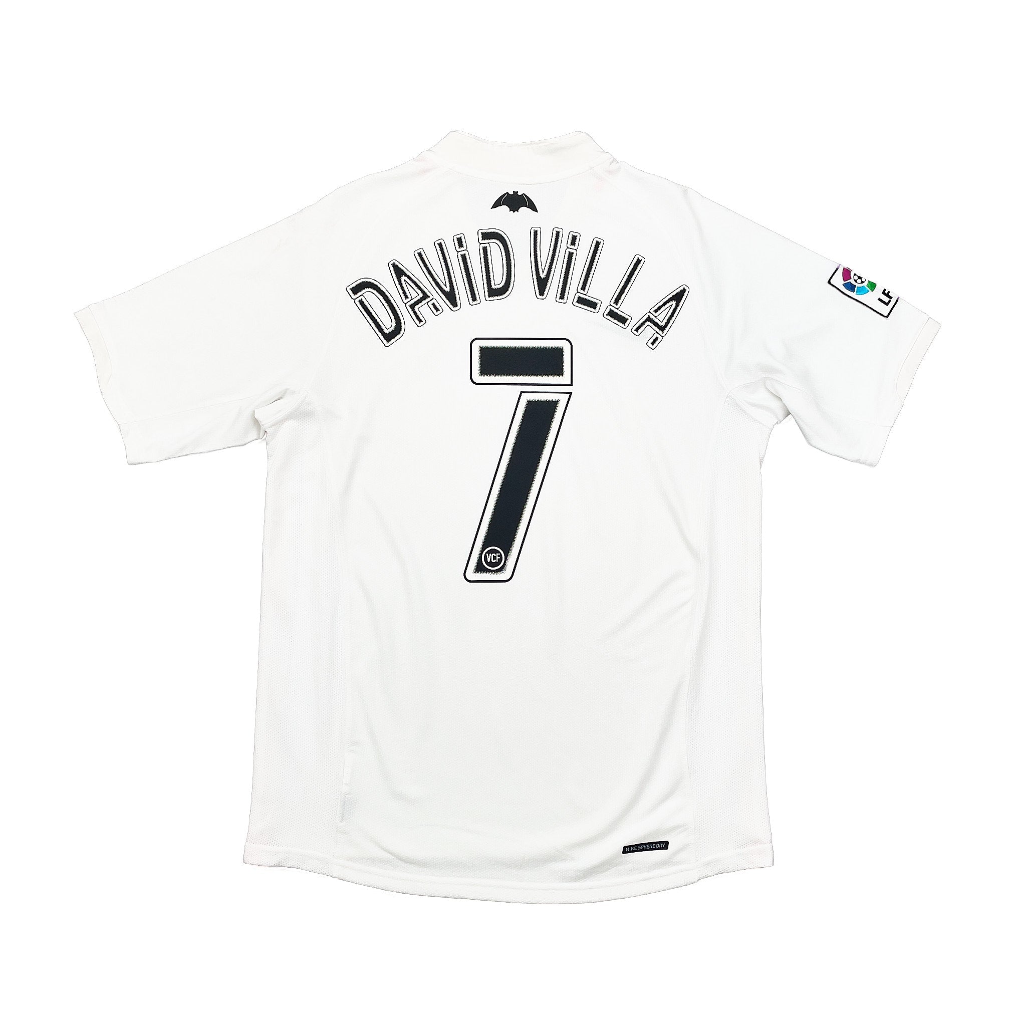 Buy 2006/07 VALENCIA DAVID VILLA 7 HOME SHIRT (M) NIKE ~ Free worldwide shipping available ~ Authentic Vintage Football Shirts from Cult Kits
