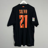 Shop 2006/07 VALENCIA SILVA #21 AWAY SHIRT (XXL) NIKE, classic football shirts, vintage football shirts & retro soccer jerseys at Cult Kits