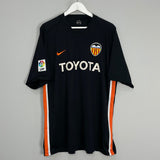 Shop 2006/07 VALENCIA SILVA #21 AWAY SHIRT (XXL) NIKE, classic football shirts, vintage football shirts & retro soccer jerseys at Cult Kits