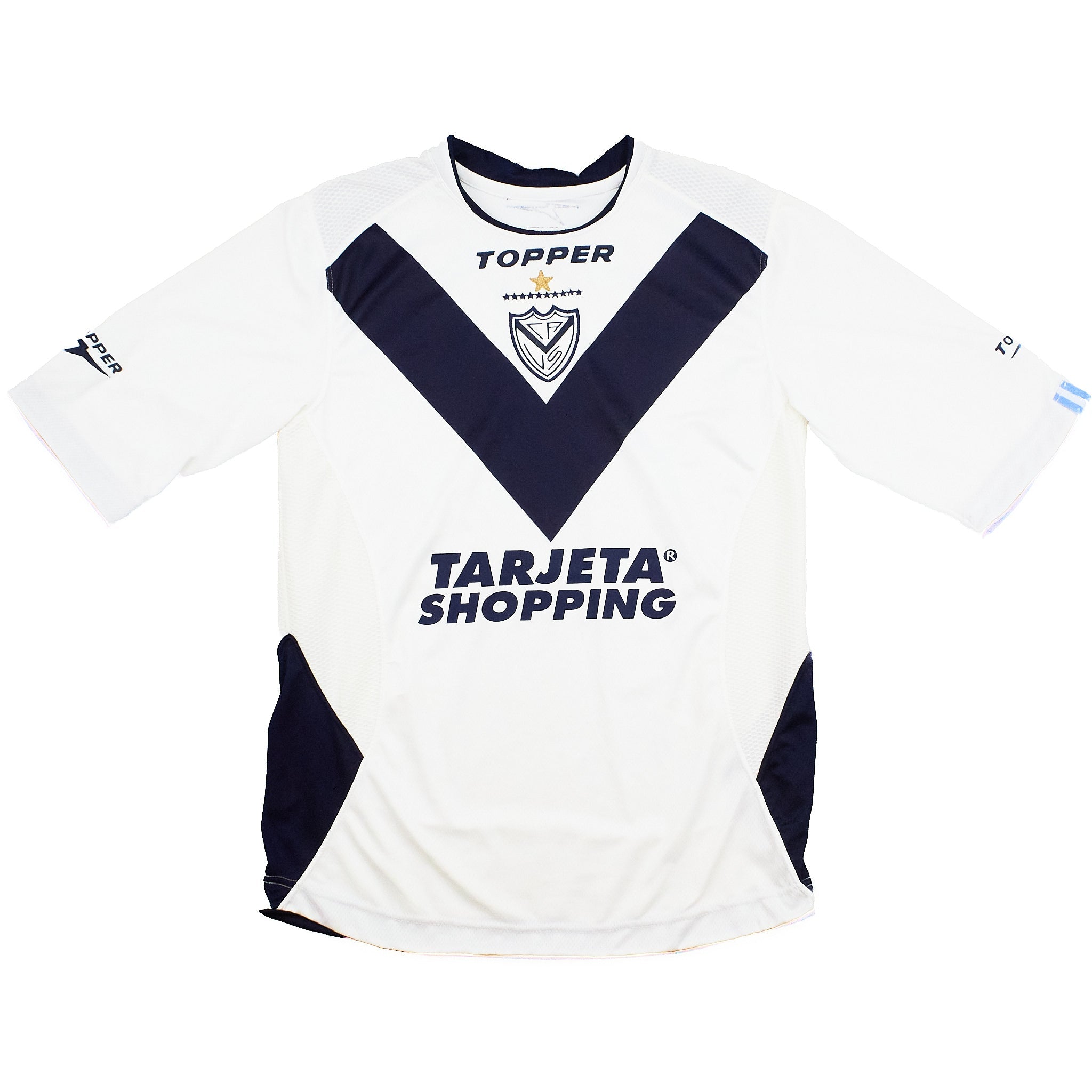 Buy 2006/07 Velez Sarsfield Home Shirt (S) Topper ~ Free worldwide shipping ~ Authentic Vintage Football Shirts from Cult Kits