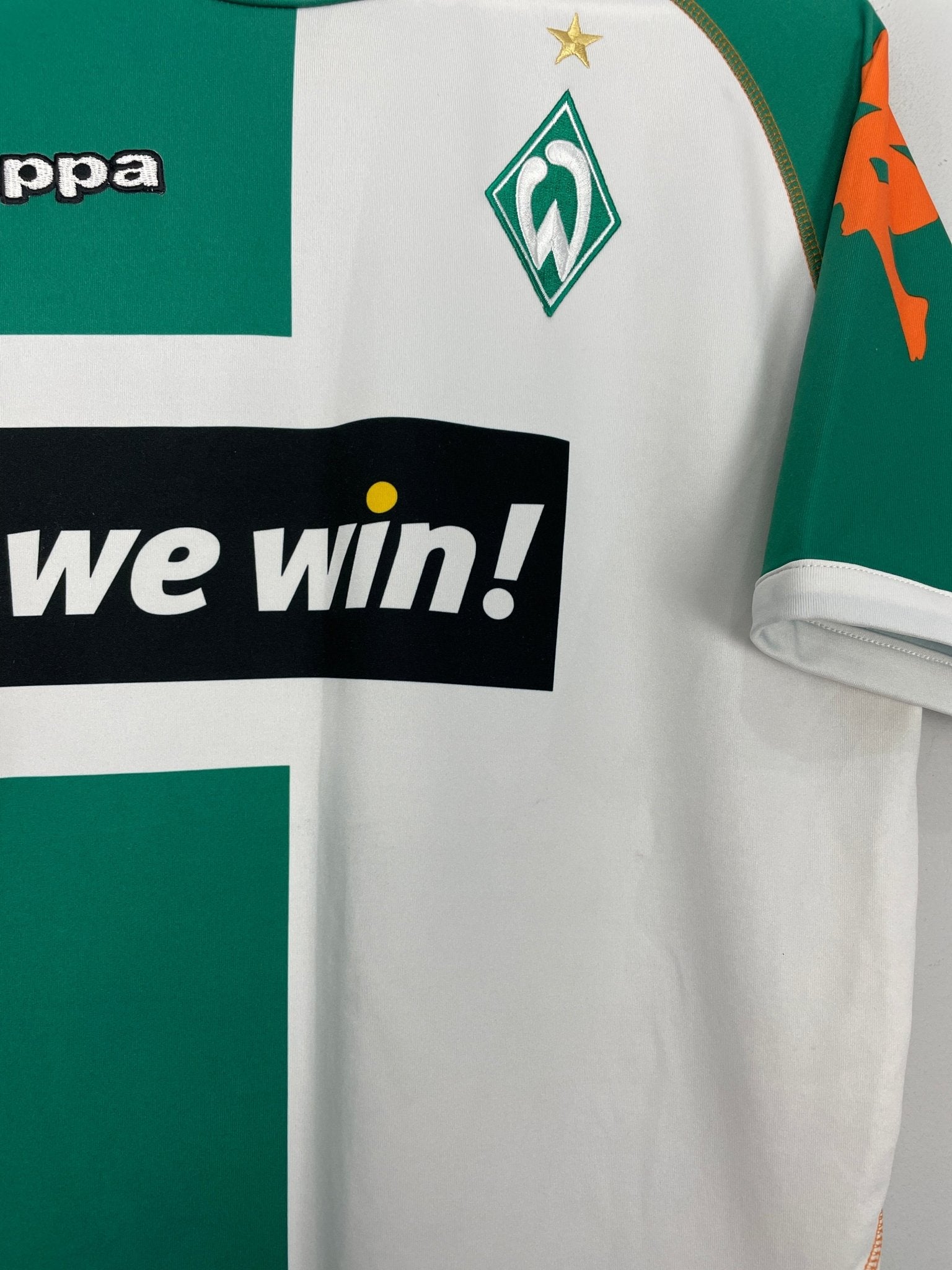 Shop 2006/07 WERDER BREMEN KLOSE #11 HOME SHIRT (XL) KAPPA, classic football shirts, vintage football shirts & retro soccer jerseys at Cult Kits