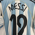 Shop 2006/08 ARGENTINA MESSI #19 HOME SHIRT (L) ADIDAS, classic football shirts, vintage football shirts & retro soccer jerseys at Cult Kits
