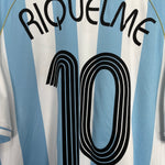 Shop 2006/08 ARGENTINA RIQUELME #10 HOME SHIRT (XL) ADIDAS, classic football shirts, vintage football shirts & retro soccer jerseys at Cult Kits