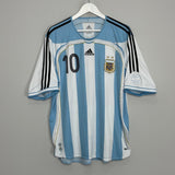 Shop 2006/08 ARGENTINA RIQUELME #10 HOME SHIRT (XL) ADIDAS, classic football shirts, vintage football shirts & retro soccer jerseys at Cult Kits
