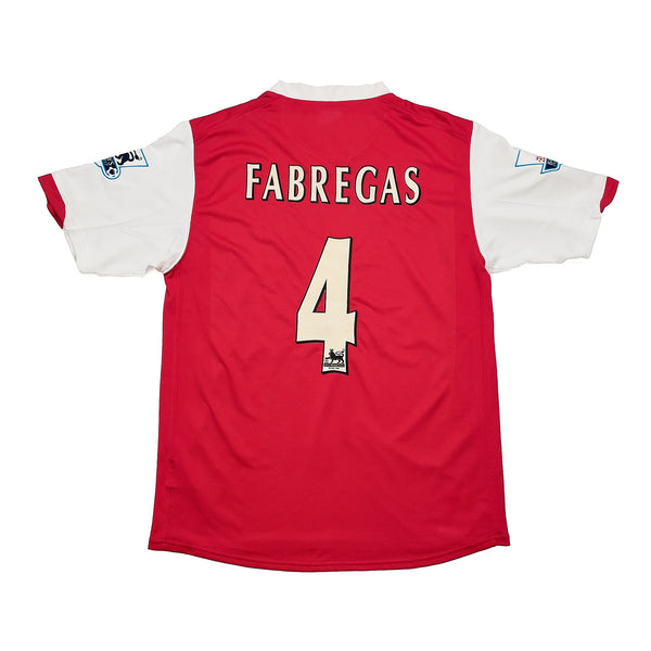 2006/08 Arsenal Fabregas #4 Home Shirt (L) Nike – Cult Kits