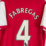 Shop 2006/08 ARSENAL FABREGAS #4 HOME SHIRT (XL) NIKE, classic football shirts, vintage football shirts & retro soccer jerseys at Cult Kits