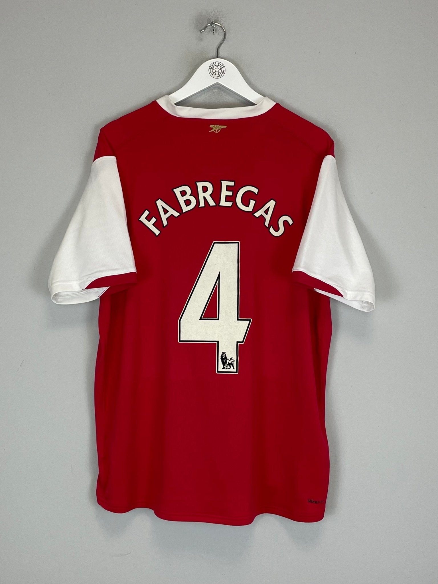 Shop 2006/08 ARSENAL FABREGAS #4 HOME SHIRT (XL) NIKE, classic football shirts, vintage football shirts & retro soccer jerseys at Cult Kits