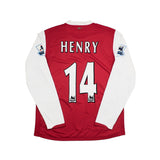 Buy 2006/08 Arsenal Henry 14 Home L/S Shirt (M) Nike ~ Free worldwide shipping ~ Authentic Vintage Football Shirts from Cult Kits