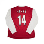 Buy 2006/08 Arsenal Henry 14 Home Shirt L/S (XL) Nike ~ Free worldwide shipping ~ Authentic Vintage Football Shirts from Cult Kits