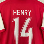 Shop 2006/08 ARSENAL HENRY #14 HOME SHIRT (M) NIKE, classic football shirts, vintage football shirts & retro soccer jerseys at Cult Kits