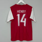 Shop 2006/08 ARSENAL HENRY #14 HOME SHIRT (M) NIKE, classic football shirts, vintage football shirts & retro soccer jerseys at Cult Kits