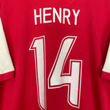 Shop 2006/08 ARSENAL HENRY #14 HOME SHIRT (XL) NIKE, classic football shirts, vintage football shirts & retro soccer jerseys at Cult Kits