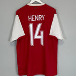 Shop 2006/08 ARSENAL HENRY #14 HOME SHIRT (XL) NIKE, classic football shirts, vintage football shirts & retro soccer jerseys at Cult Kits