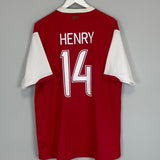 Shop 2006/08 ARSENAL HENRY #14 HOME SHIRT (XL) NIKE, classic football shirts, vintage football shirts & retro soccer jerseys at Cult Kits