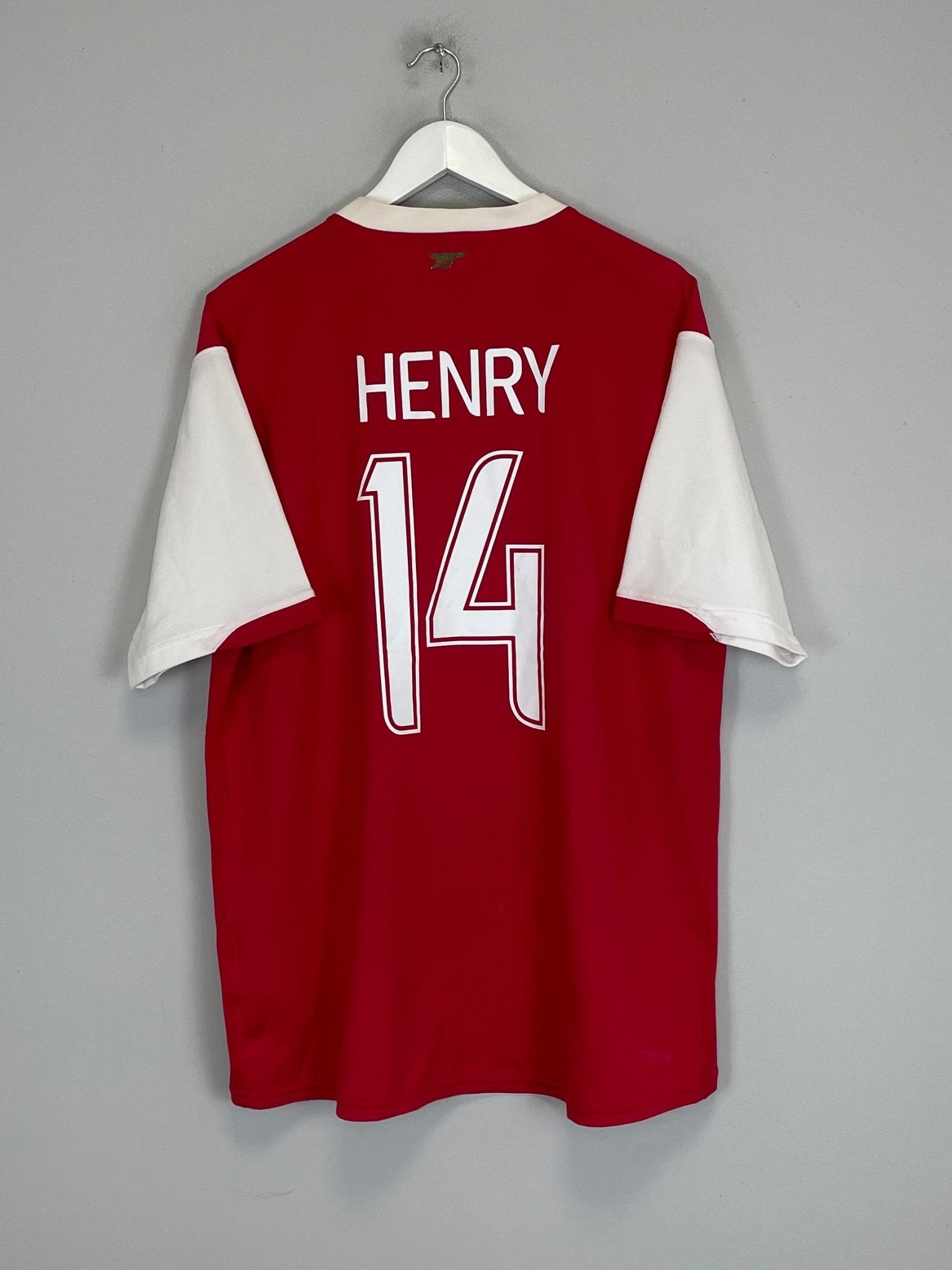 Shop 2006/08 ARSENAL HENRY #14 HOME SHIRT (XL) NIKE, classic football shirts, vintage football shirts & retro soccer jerseys at Cult Kits